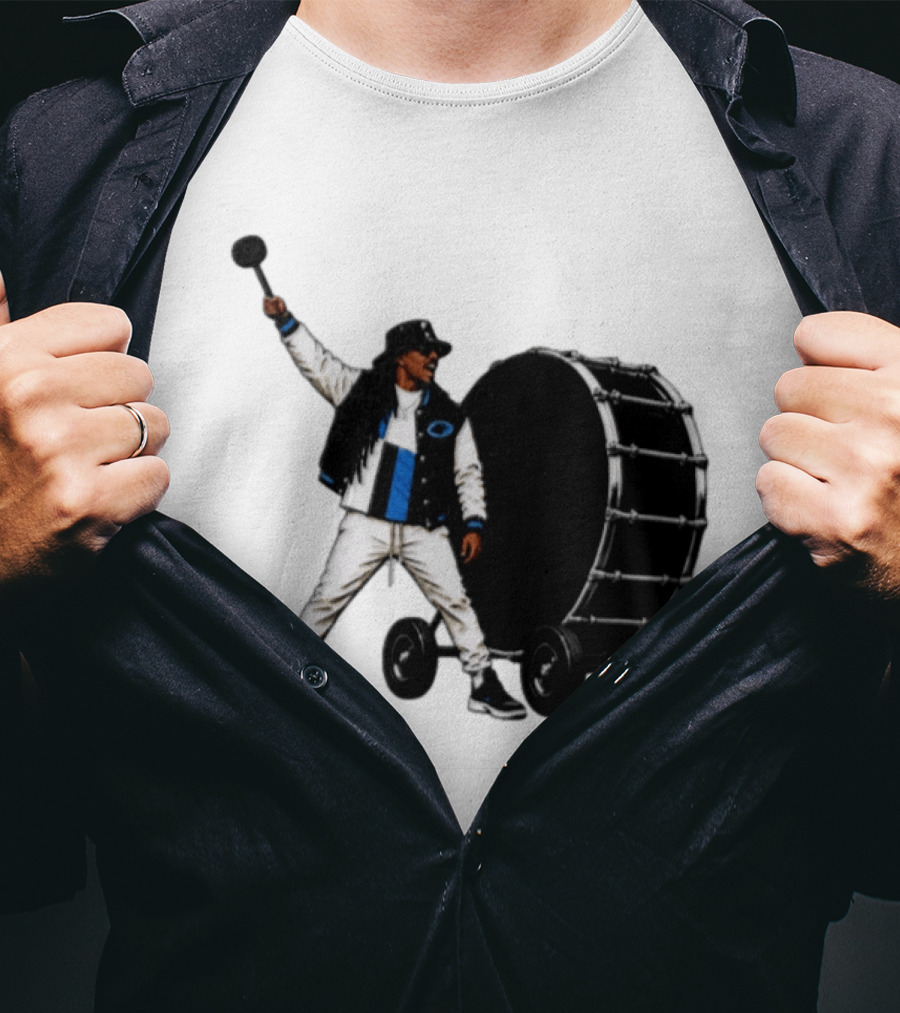 Carolina Panthers For The Culture Drummer Marching Band Fan Gear T-Shirt