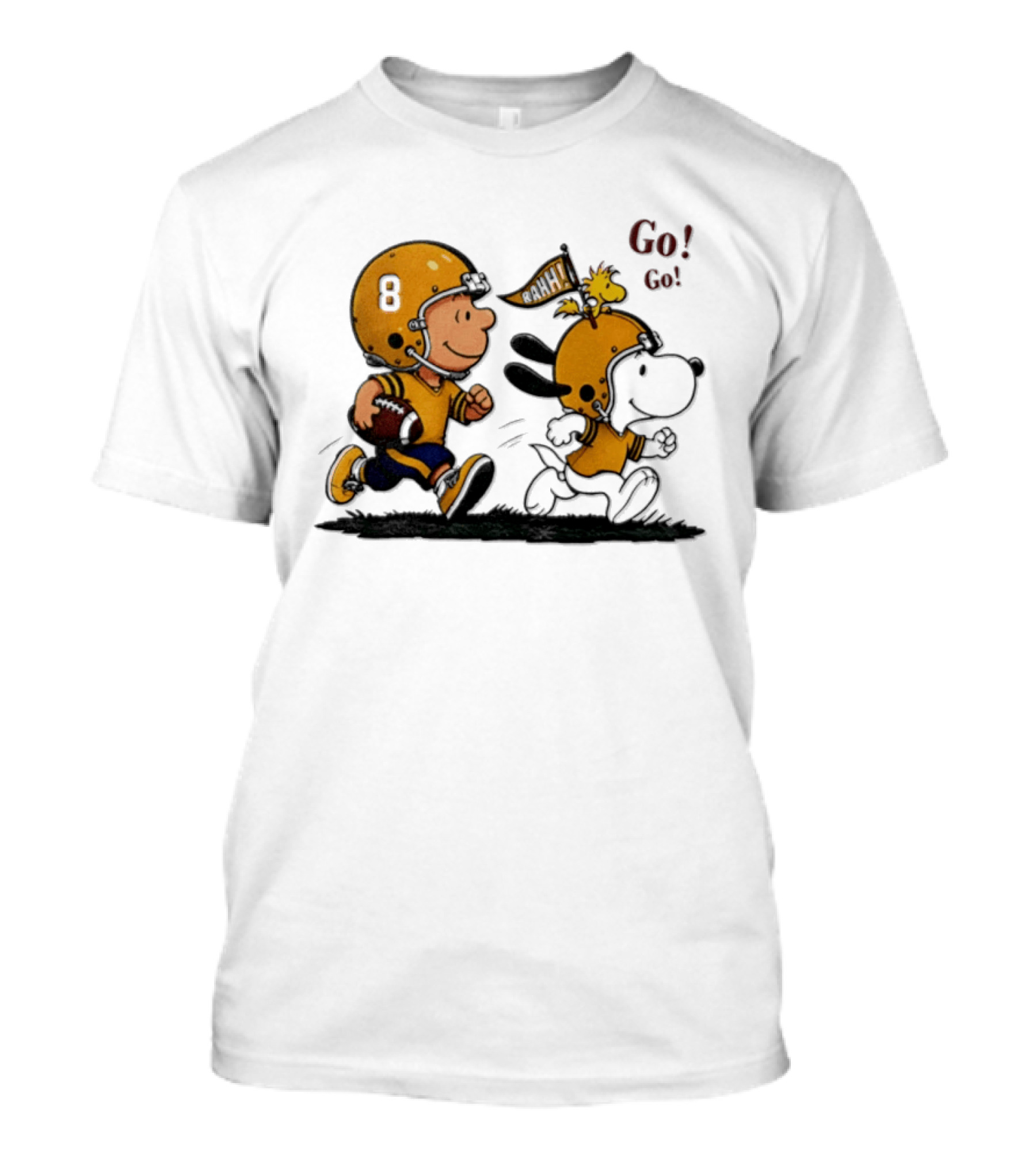 Charlie Brown Snoopy Peanuts Football Go Go Pittsburgh 2026 T-Shirt