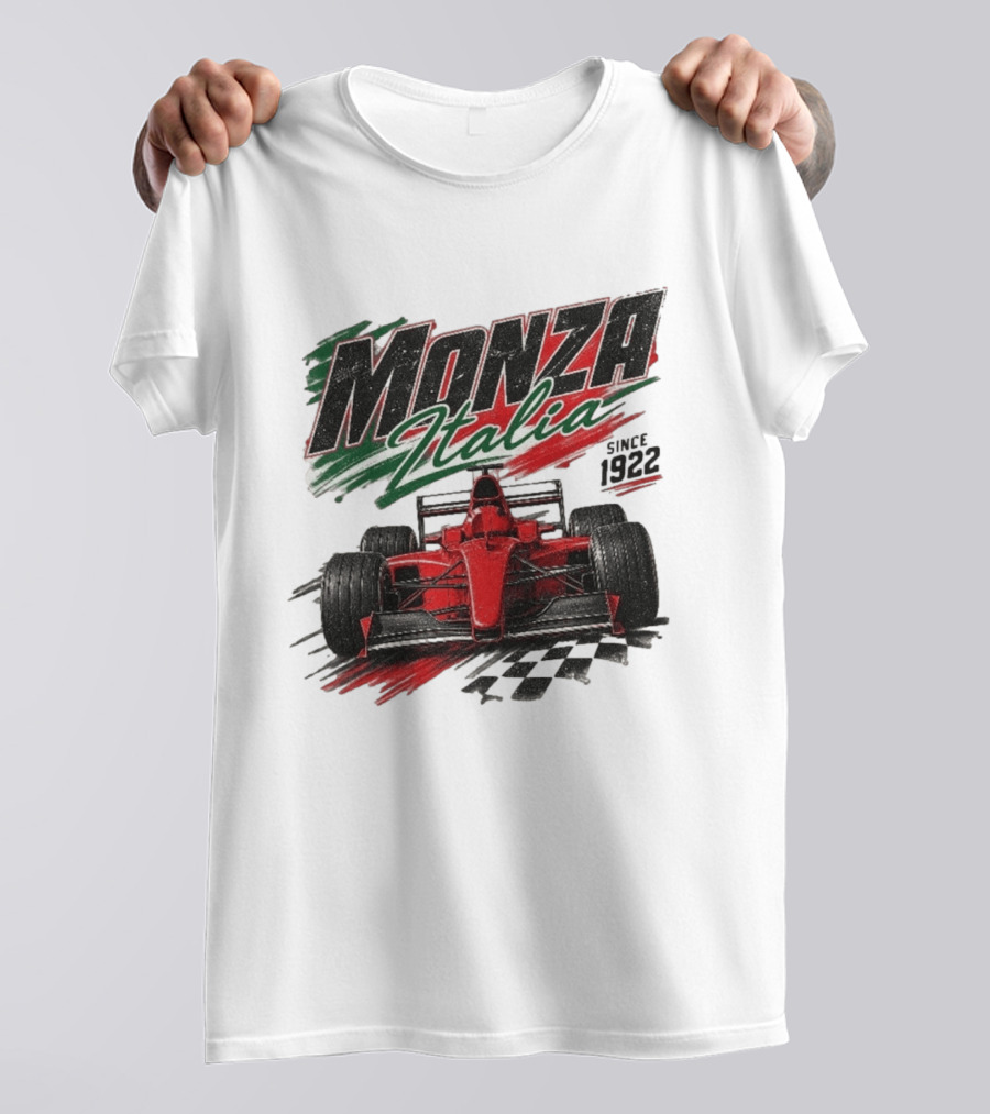 Monza Italia Racing Since 1922 Formula Car T-Shirt
