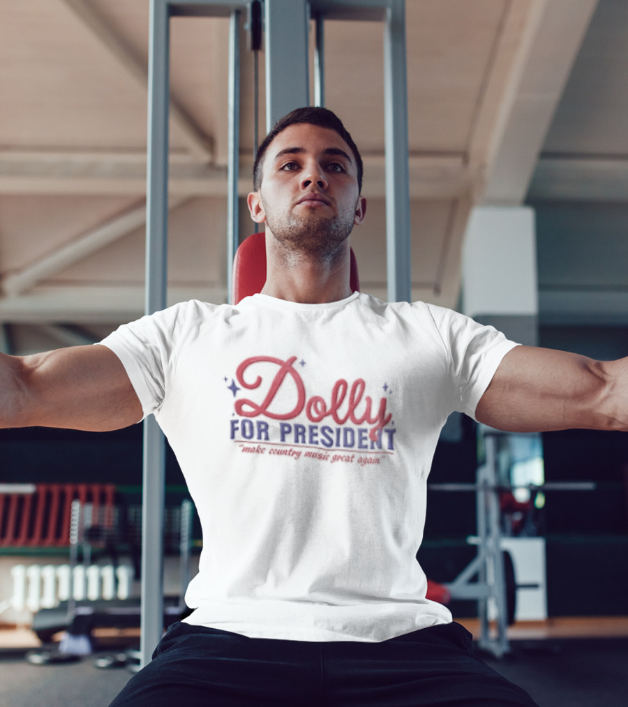 Dolly For President Run The World With Great Hair T-Shirt