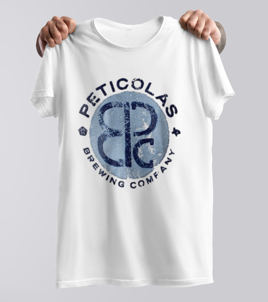 Peticolas Brewing Company PBC Distressed Monogram 2010 T-Shirt