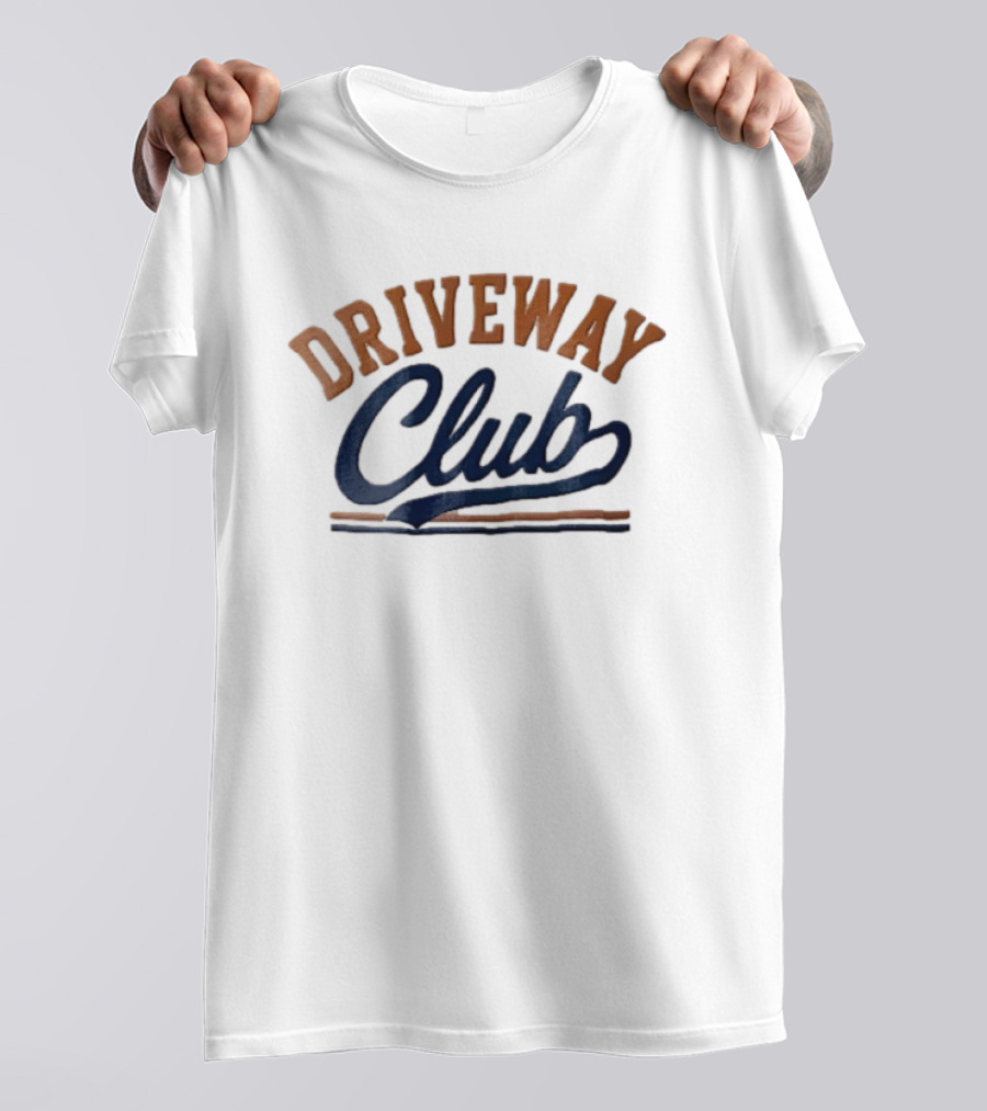 Driveway Club Vintage Script T-Shirt