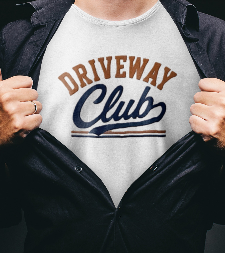 Driveway Club Vintage Script T-Shirt