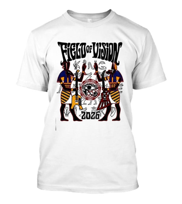 Field Of Vision 2026 Egyptian God Eye Of Horus Desert Sand T-Shirt