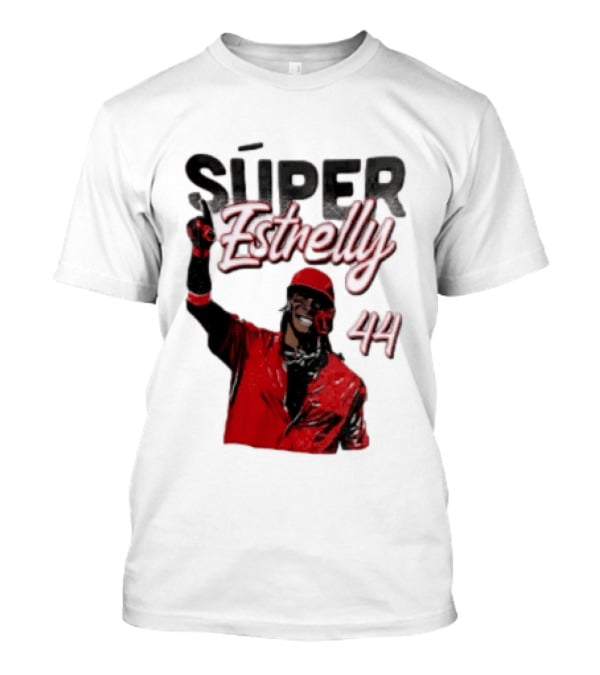 Elly De La Cruz Súper Estrelly 44 Cincinnati Reds T-Shirt