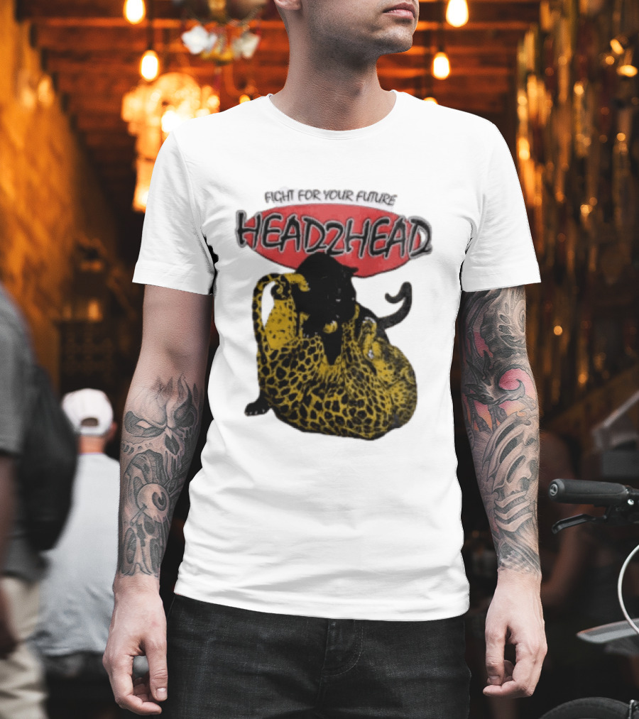 Fight For Your Future Head2Head Panther And Leopard T-Shirt
