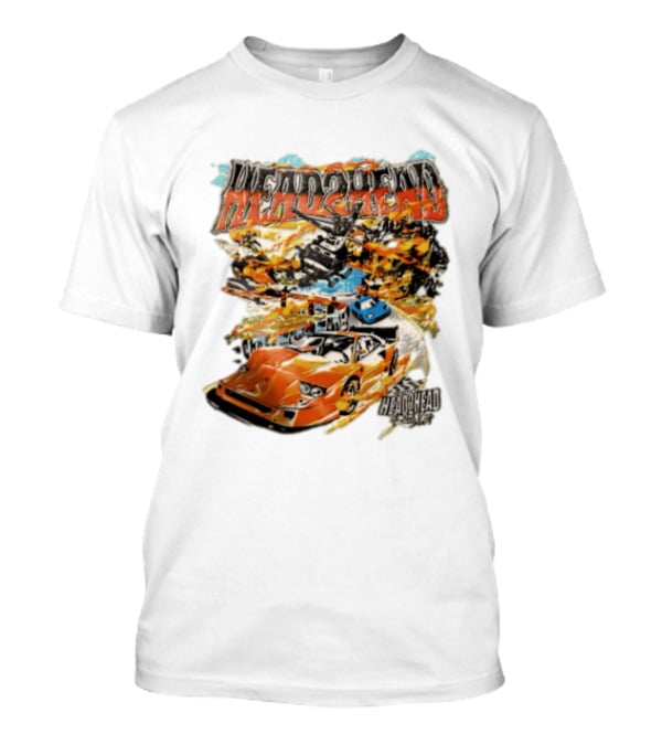 Head2Head Final Lap Racing Supercar Explosion Scene T-Shirt