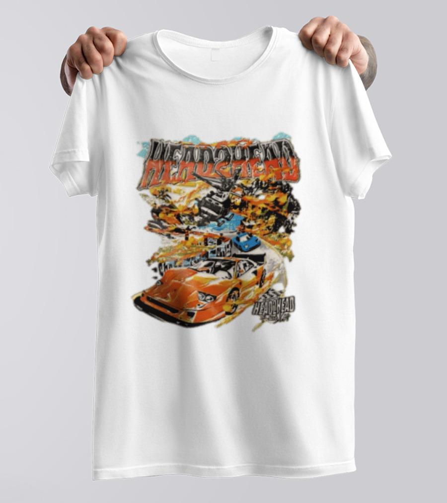 Head2Head Final Lap Racing Supercar Explosion Scene T-Shirt