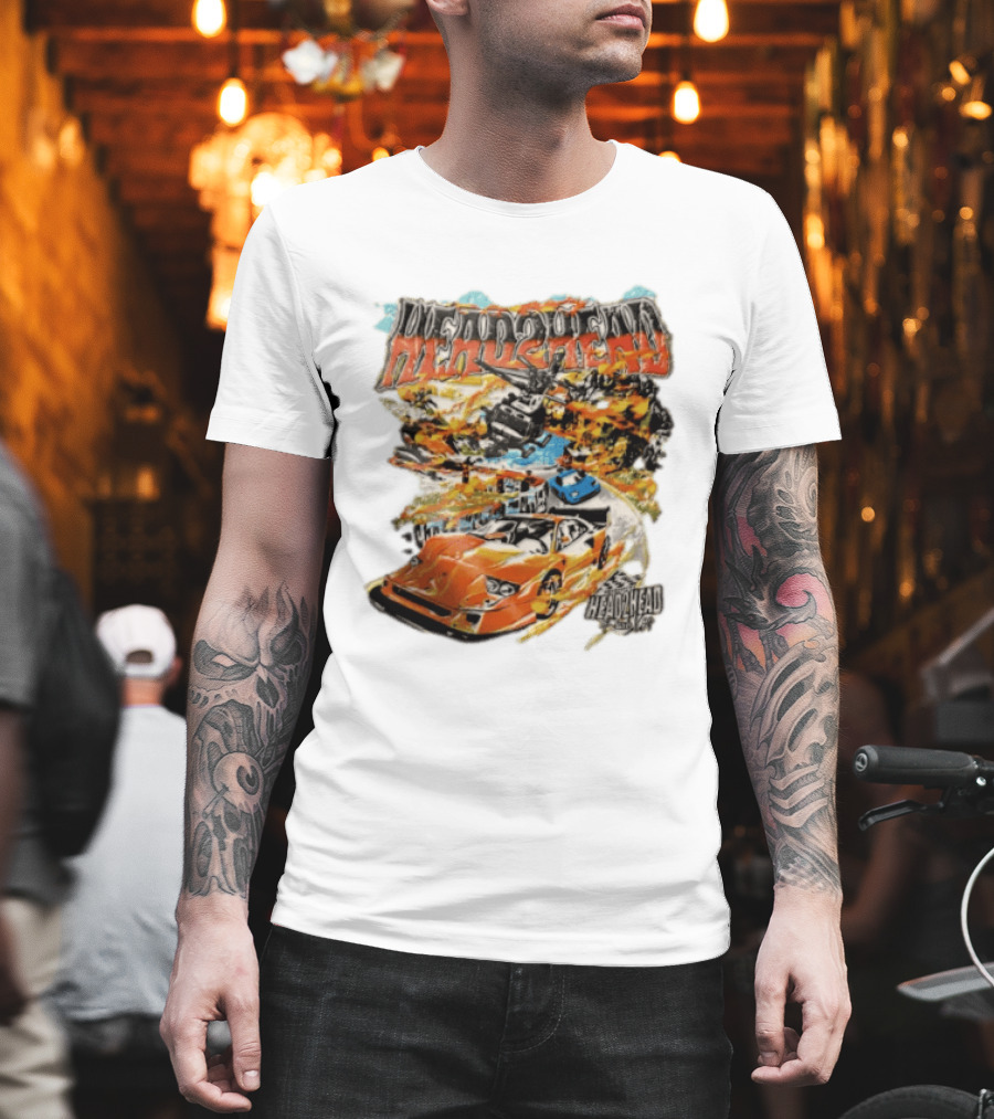 Head2Head Final Lap Racing Supercar Explosion Scene T-Shirt