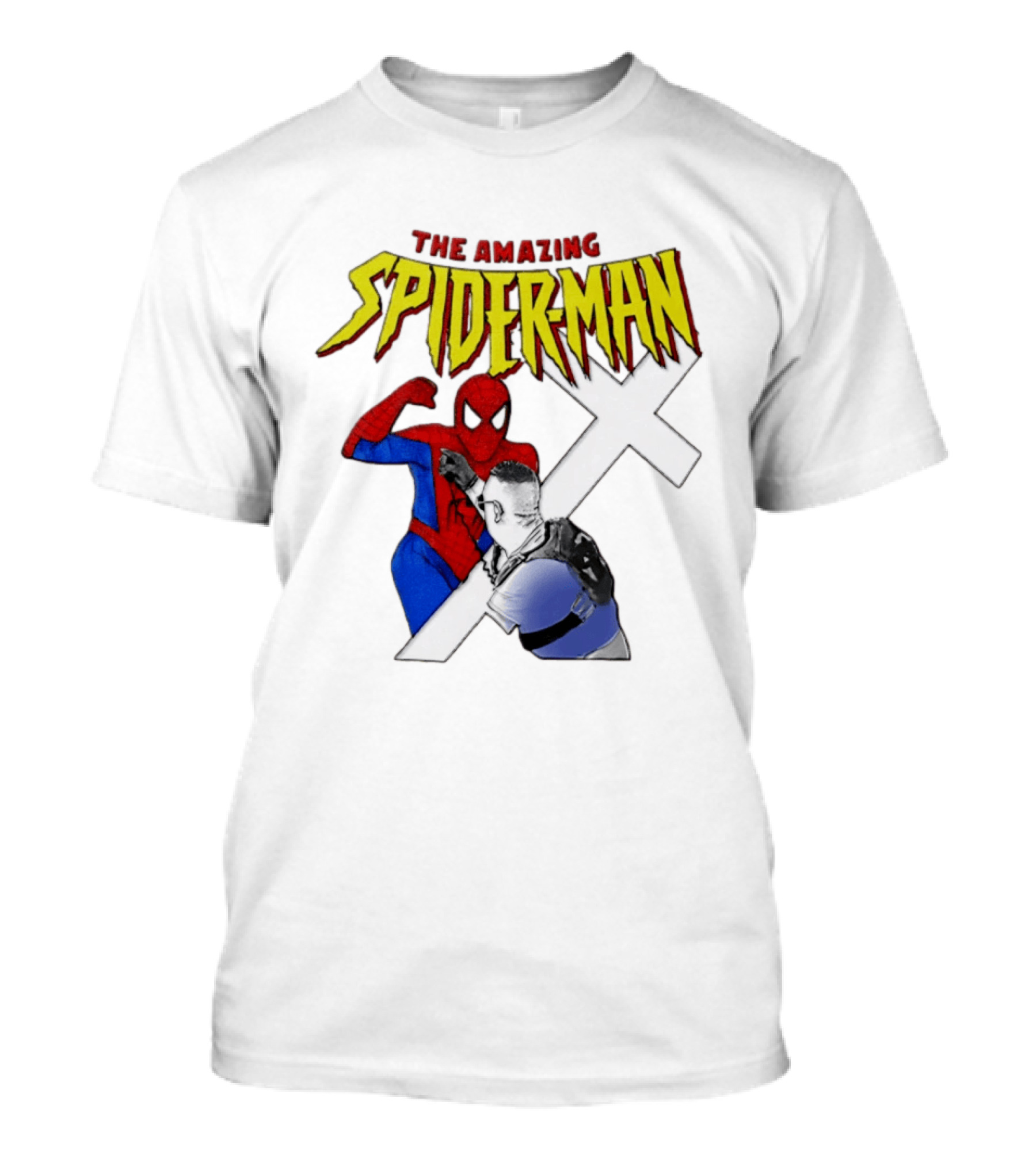 The Amazing Spider Man Vs Jake Lang Comic Style Showdown T-Shirt