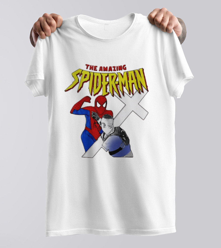 The Amazing Spider Man Vs Jake Lang Comic Style Showdown T-Shirt