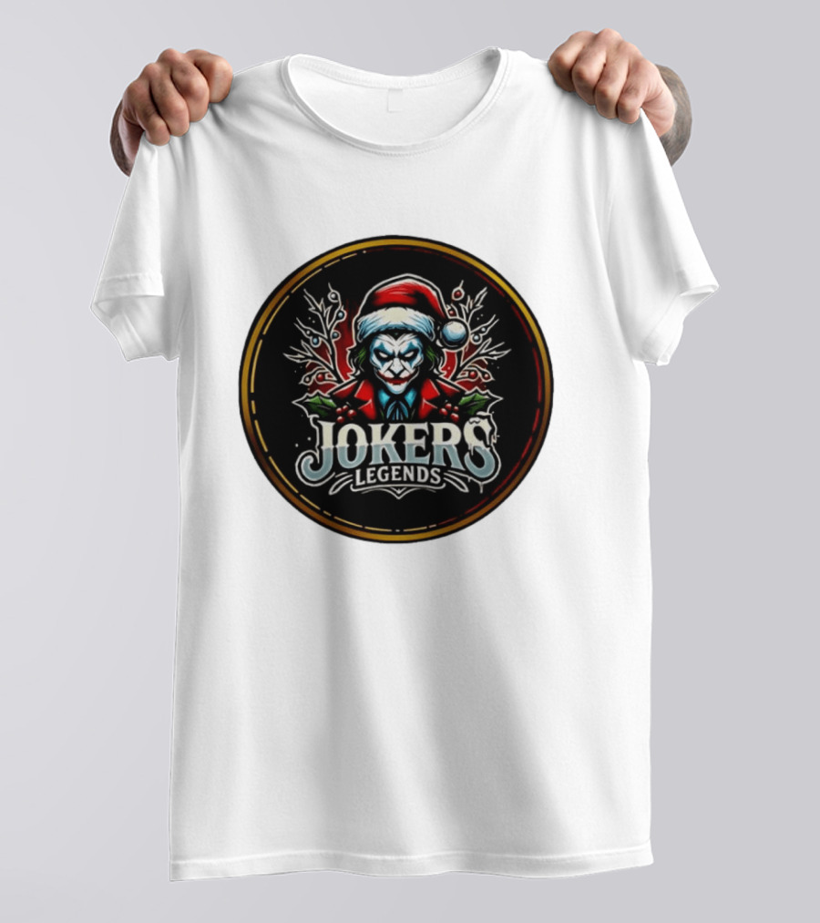 Jokers Legends Santa Hat Christmas T-Shirt