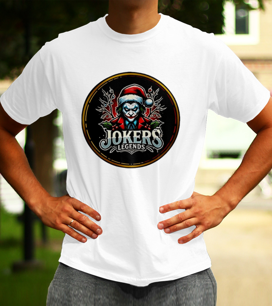 Jokers Legends Santa Hat Christmas T-Shirt