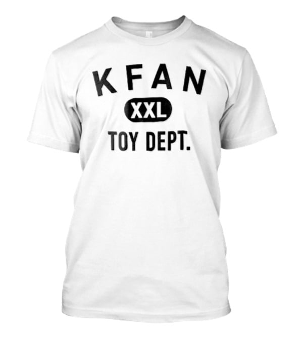 Kfan XXL Oval Toy Dept Black Arched T-Shirt