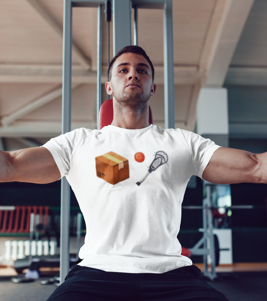 Lacrosse Stick Ball Box Package T-Shirt