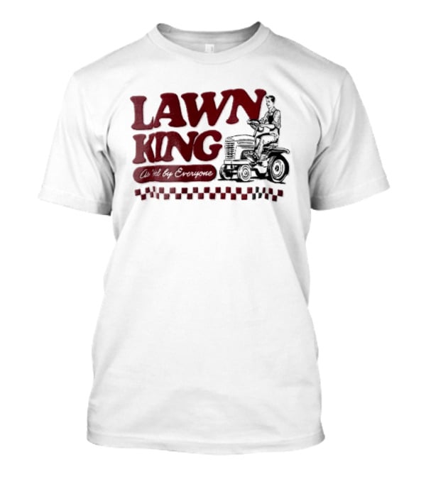 Lawn King Man Riding Mower Tractor As Voted By Everyone T-Shirt