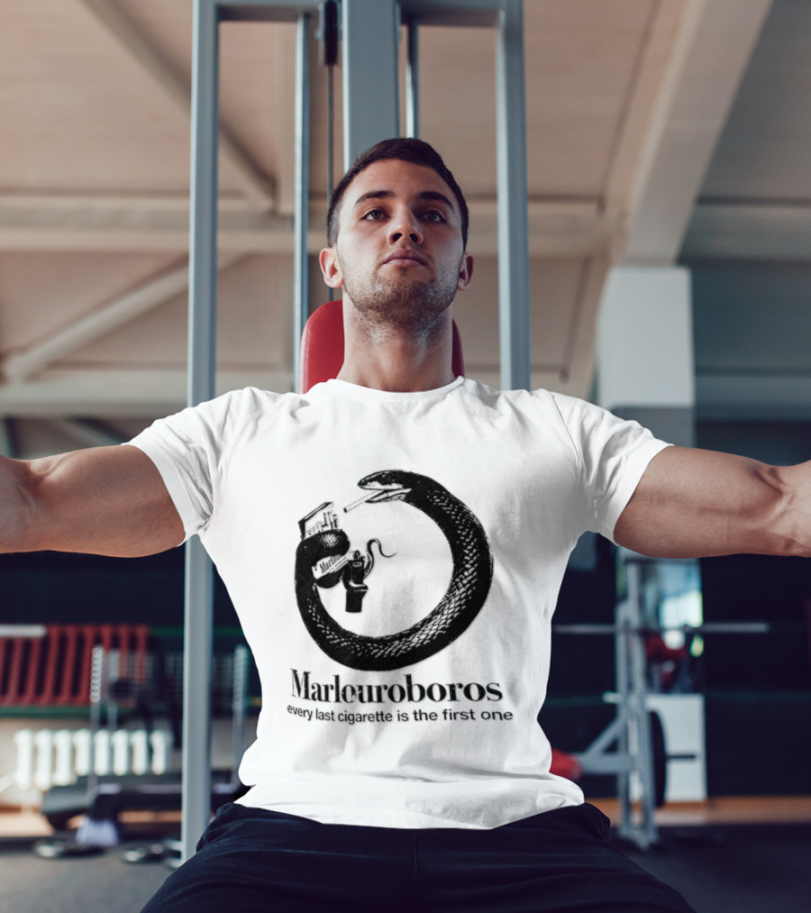 Marlouroboros Snake Ouroboros Every Last Cigarette Is The First One T-Shirt