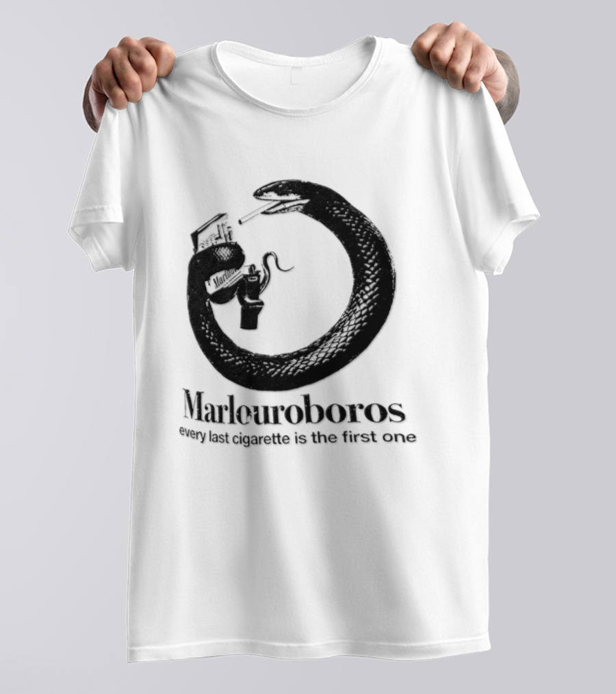 Marlouroboros Snake Ouroboros Every Last Cigarette Is The First One T-Shirt
