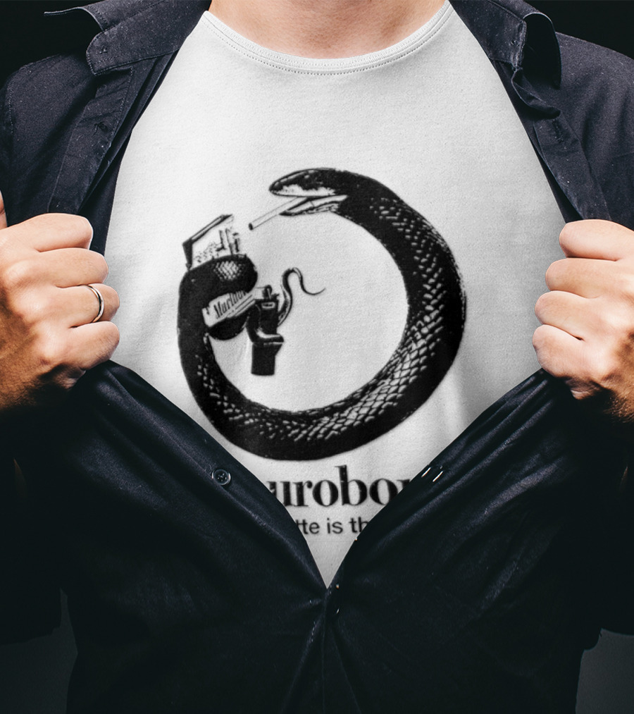 Marlouroboros Snake Ouroboros Every Last Cigarette Is The First One T-Shirt