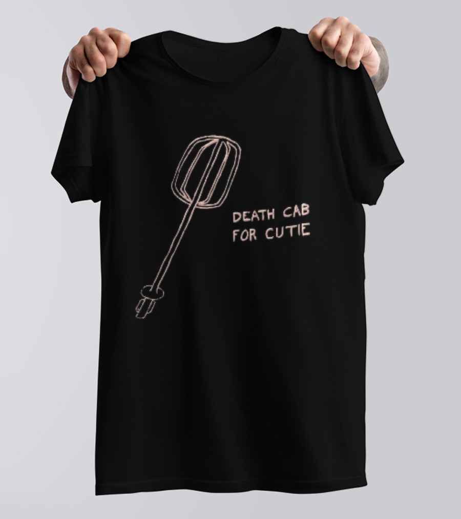Death Cab For Cutie Pink Hand Drawn Electric Mixer Attachment T-Shirt