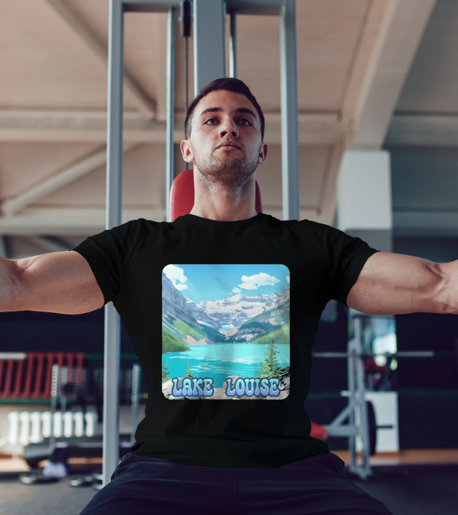 Lake Louise Canada Scenic Mountain Lake View T-Shirt