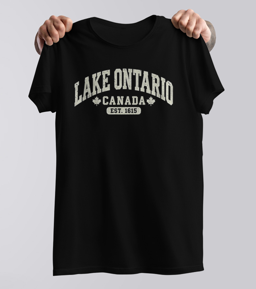 Lake Ontario Canada Est 1615 T-Shirt