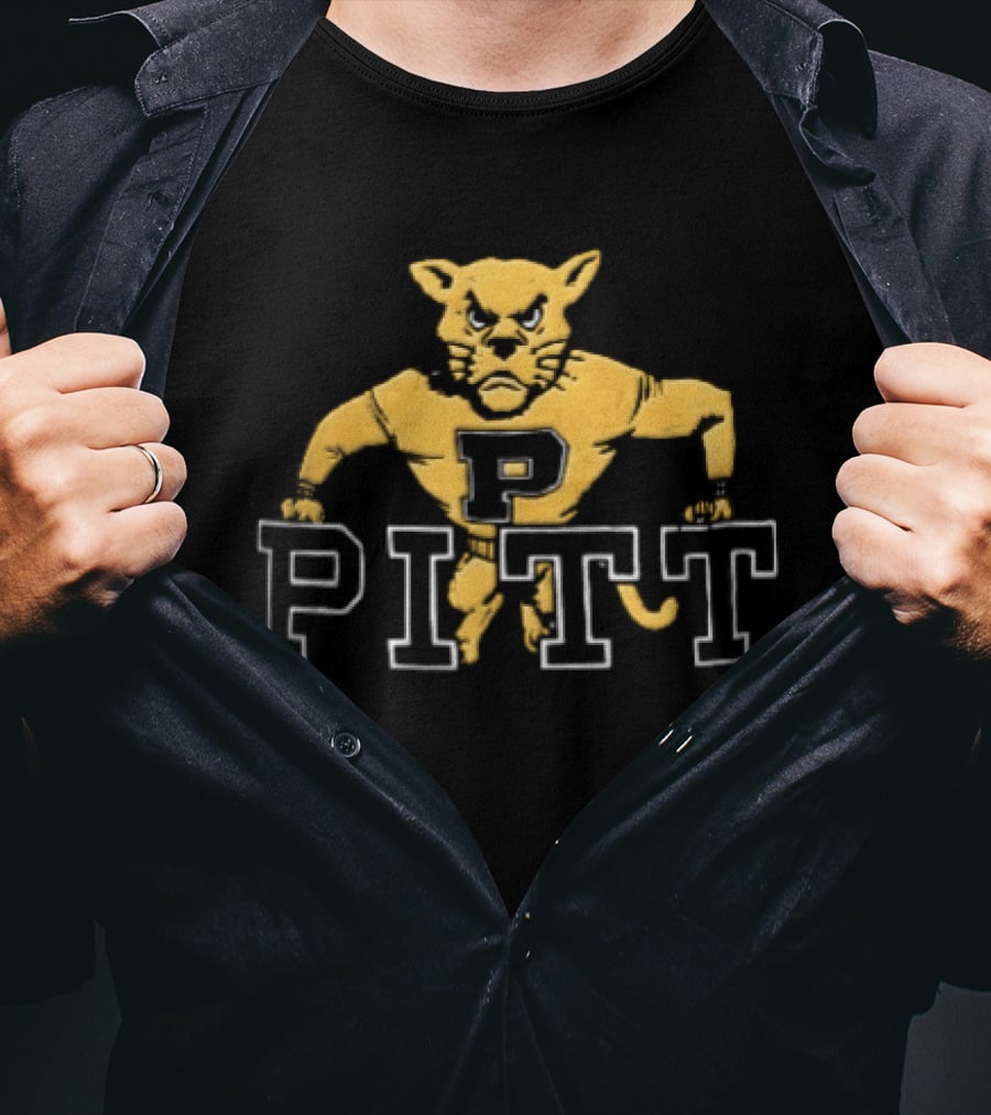 Pittsburgh Panthers NCAA Pitt Angry Panther T-Shirt