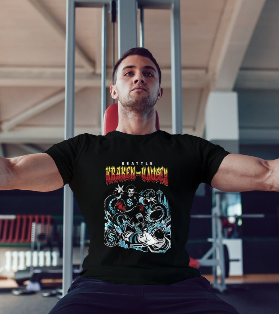 Seattle Kraken Danhausen WWE Friday Night 2026 Hockey Clash T-Shirt