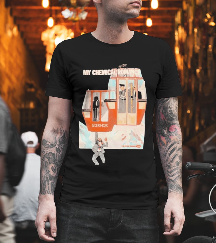 My Chemical Romance Coors Field 2026 Tour August 27th Denver CO Cable Car Print T-Shirt