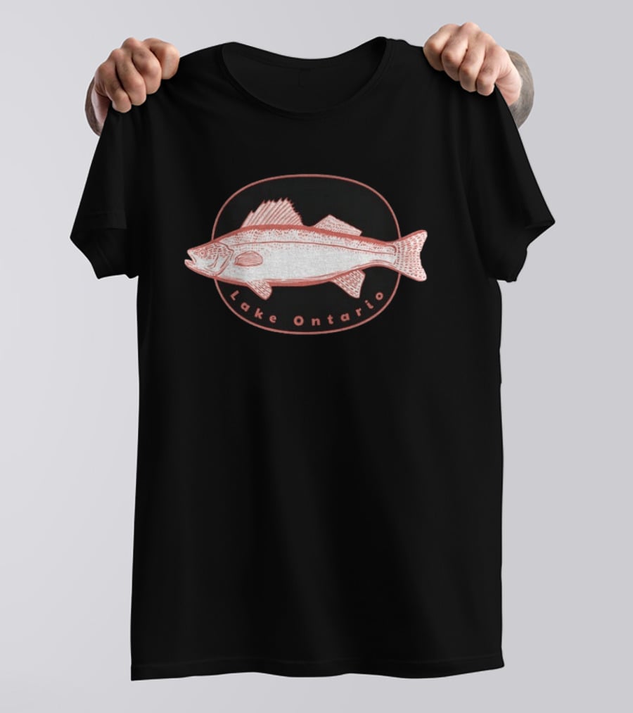 Walleye Freshwater Fish Lake Ontario T-Shirt