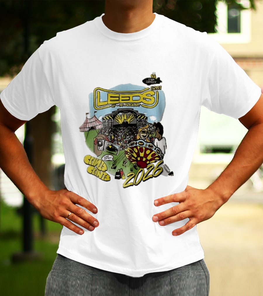 Leeds Step Correct 27 30 August 2026 Music Festival Fairground Clints Cantz T-Shirt