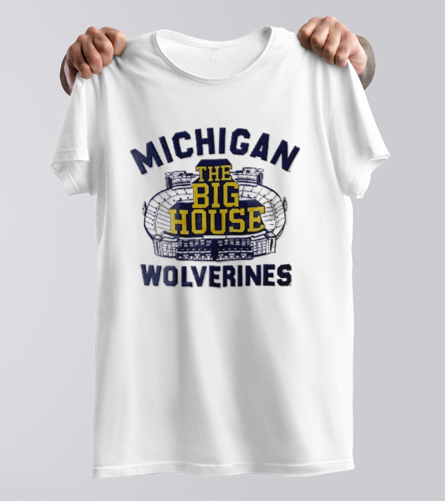 Michigan Wolverines The Big House Stadium T-Shirt