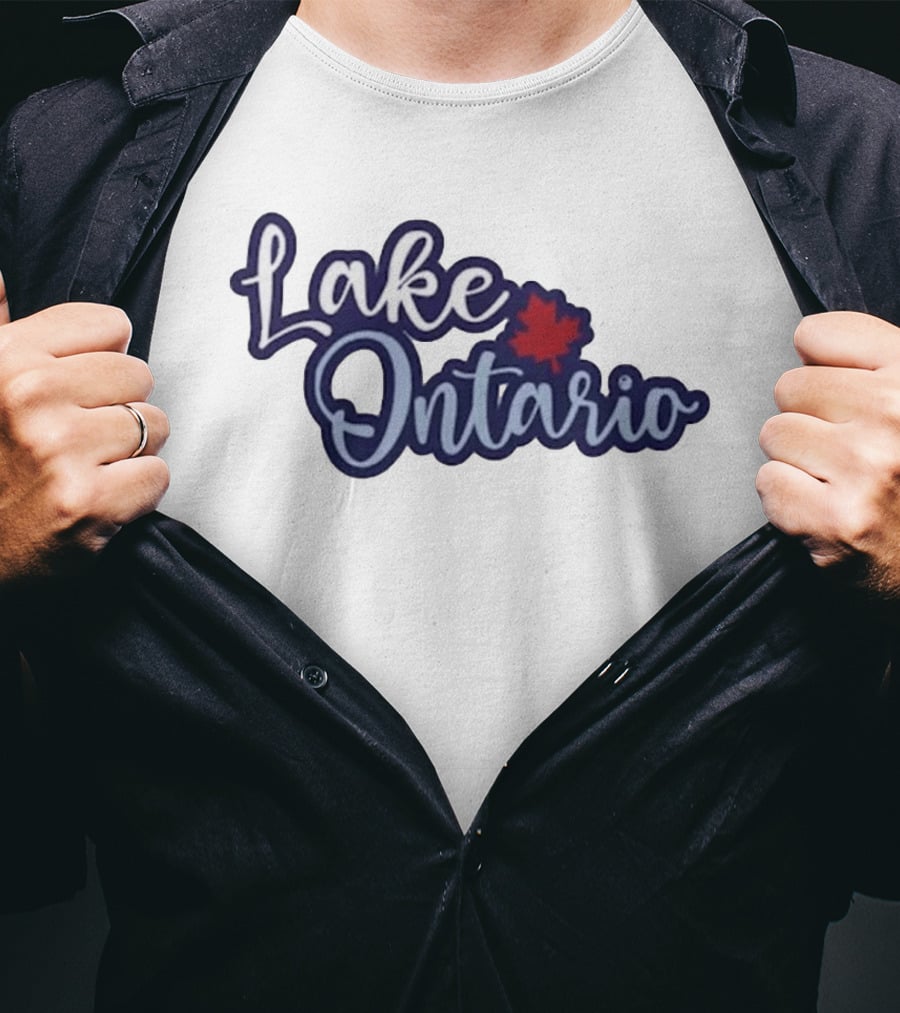 Lake Ontario Canada Maple Leaf T-Shirt
