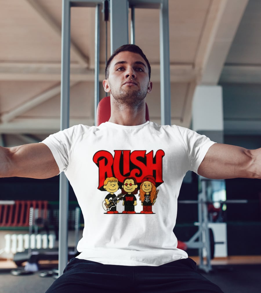 RUSH Band With Anika Nilles Classic Cartoon Characters T-Shirt