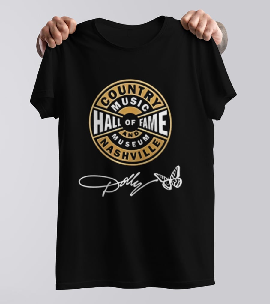Dolly Parton Country Music Hall Of Fame And Museum Nashville Butterfly T-Shirt