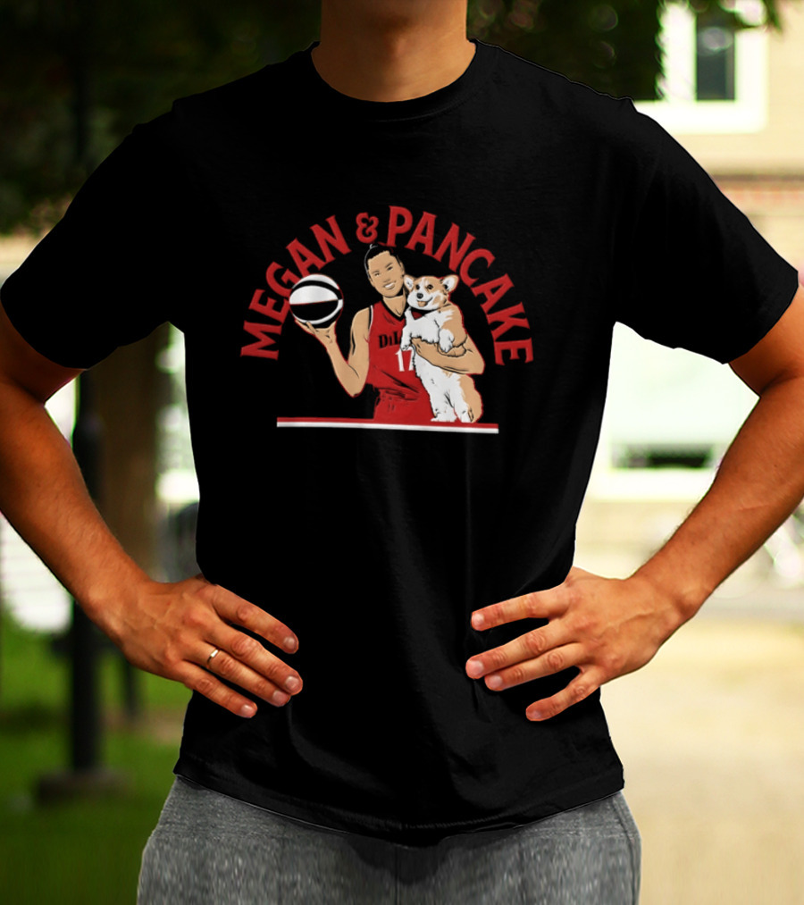Megan & Pancake DiLeo Portland Player WNBA T-Shirt