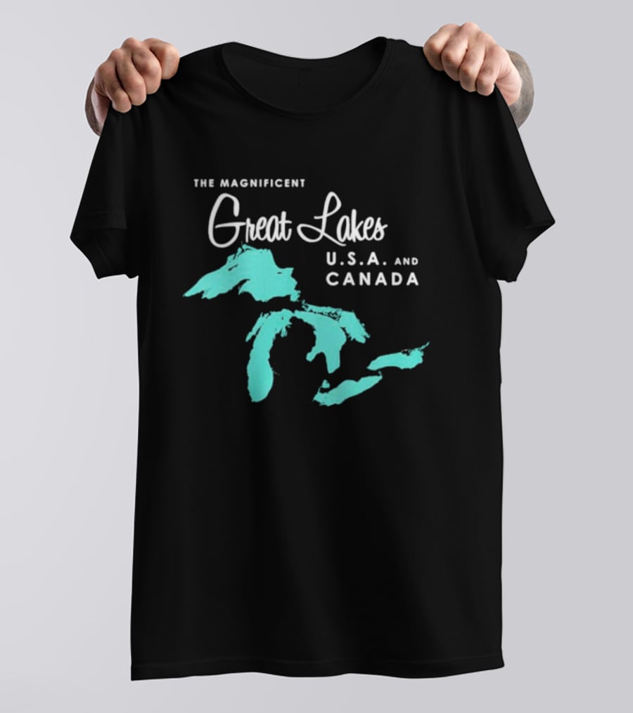 The Magnificent Great Lakes USA And Canada T-Shirt