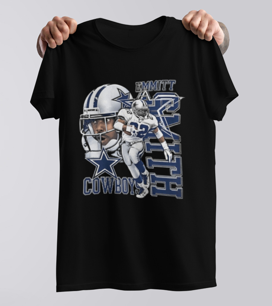Cowboys Emmitt Smith 22 Iconic Football Legend T-Shirt