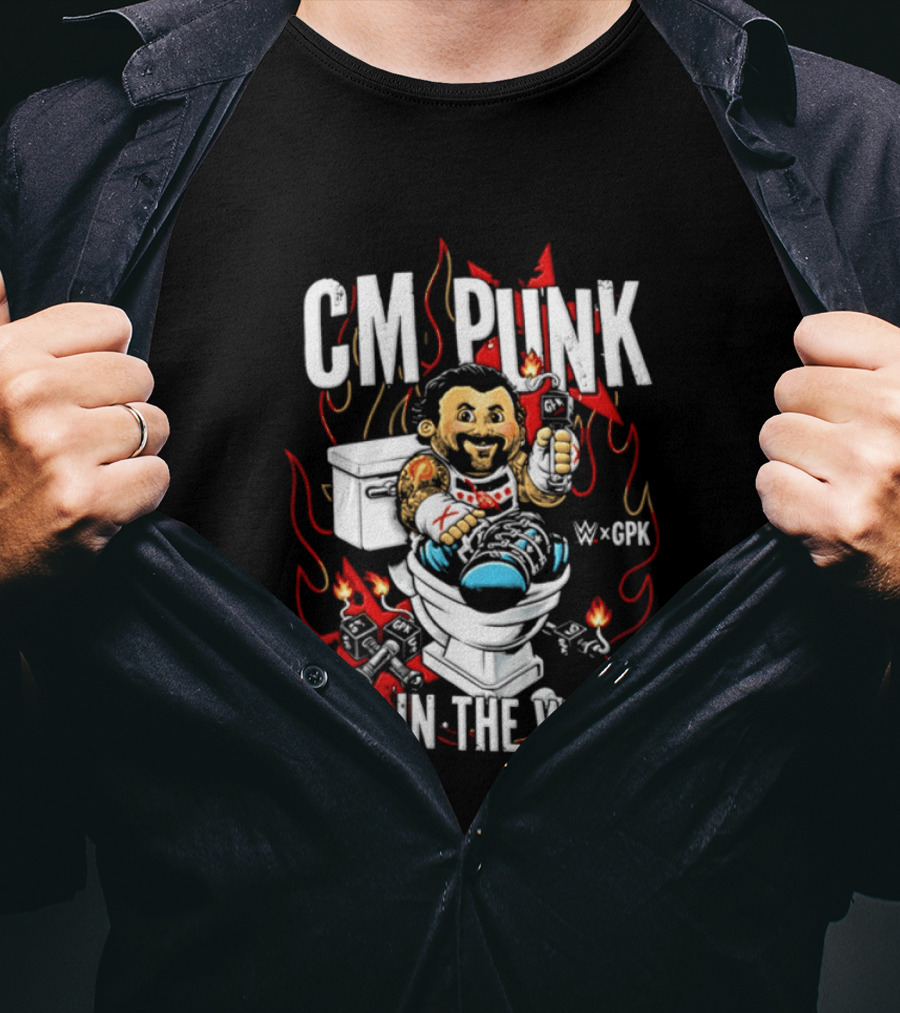 CM Punk Best In The World Garbage Pail Kids CPK T-Shirt