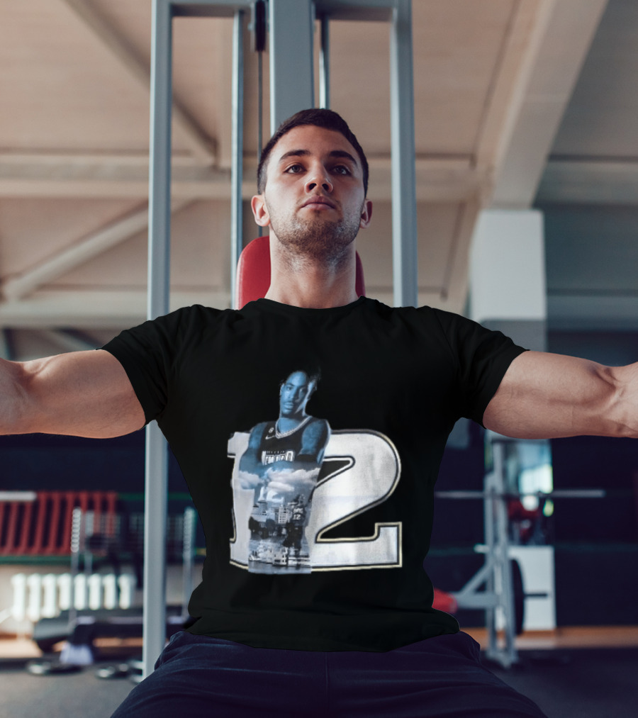 Essentials Ja Morant Black Memphis Grizzlies Player Number 12 T-Shirt