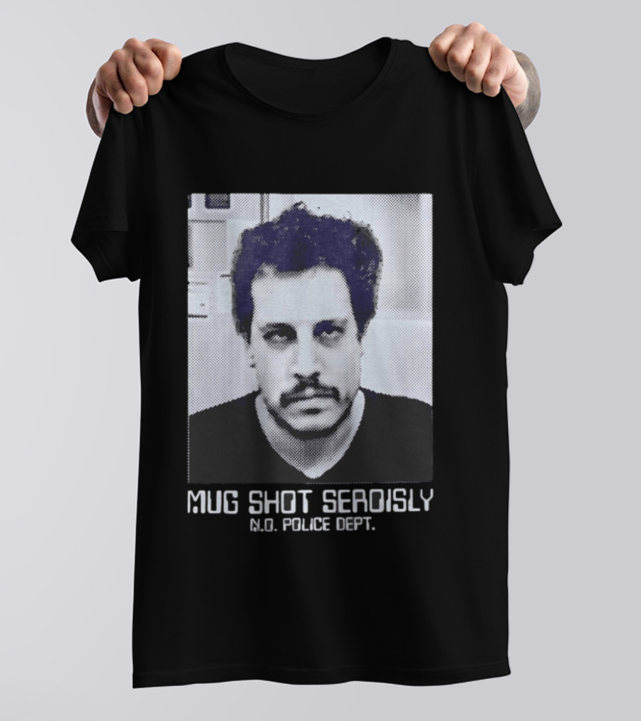Shot Seriously N.O. Police Dept. Viral Pop Culture T-Shirt