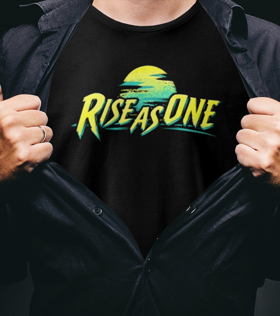 Nicholas Daley Carhartt WIP Rise As One Sun Wave Yellow Neon T-Shirt