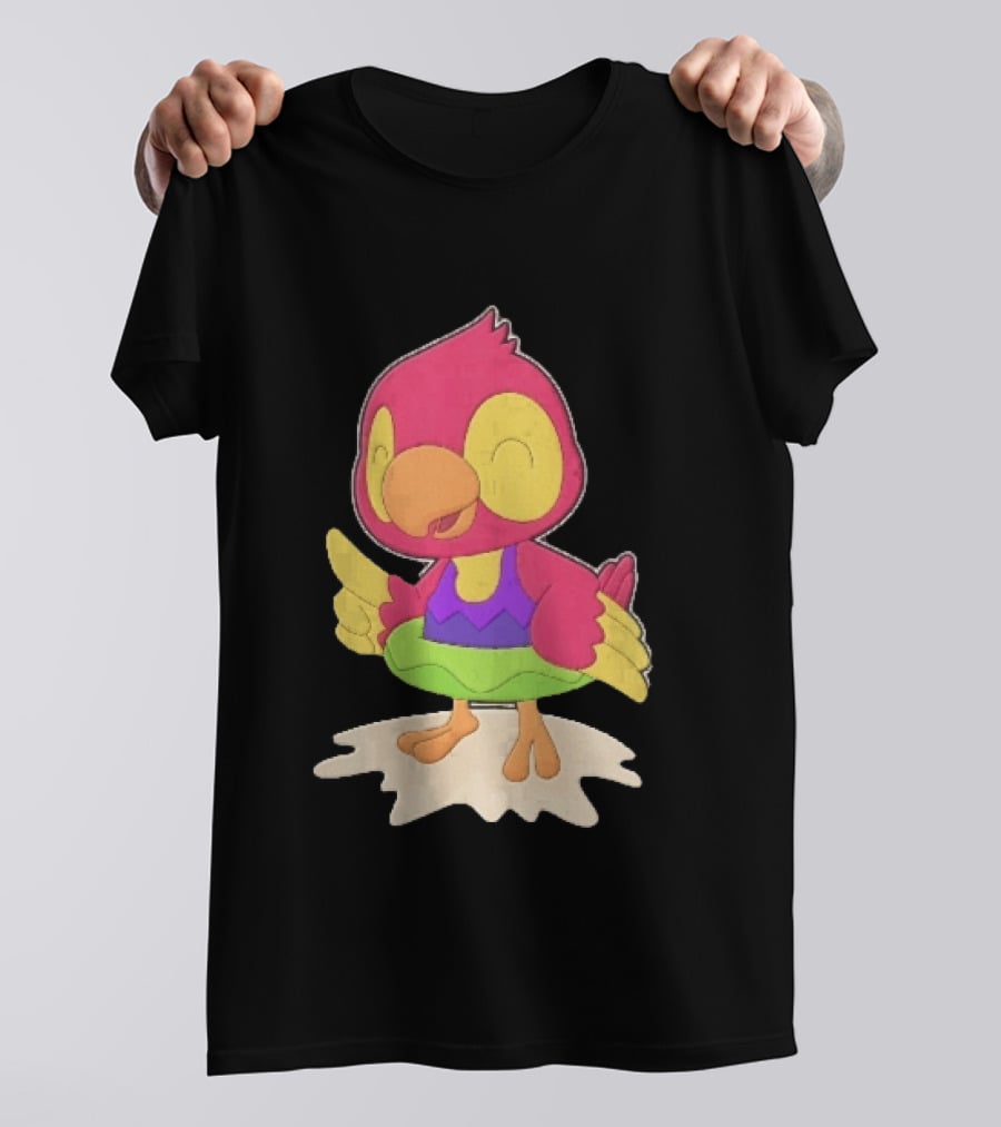 Parrot Inflatable Float Summer Fun Bird T-Shirt