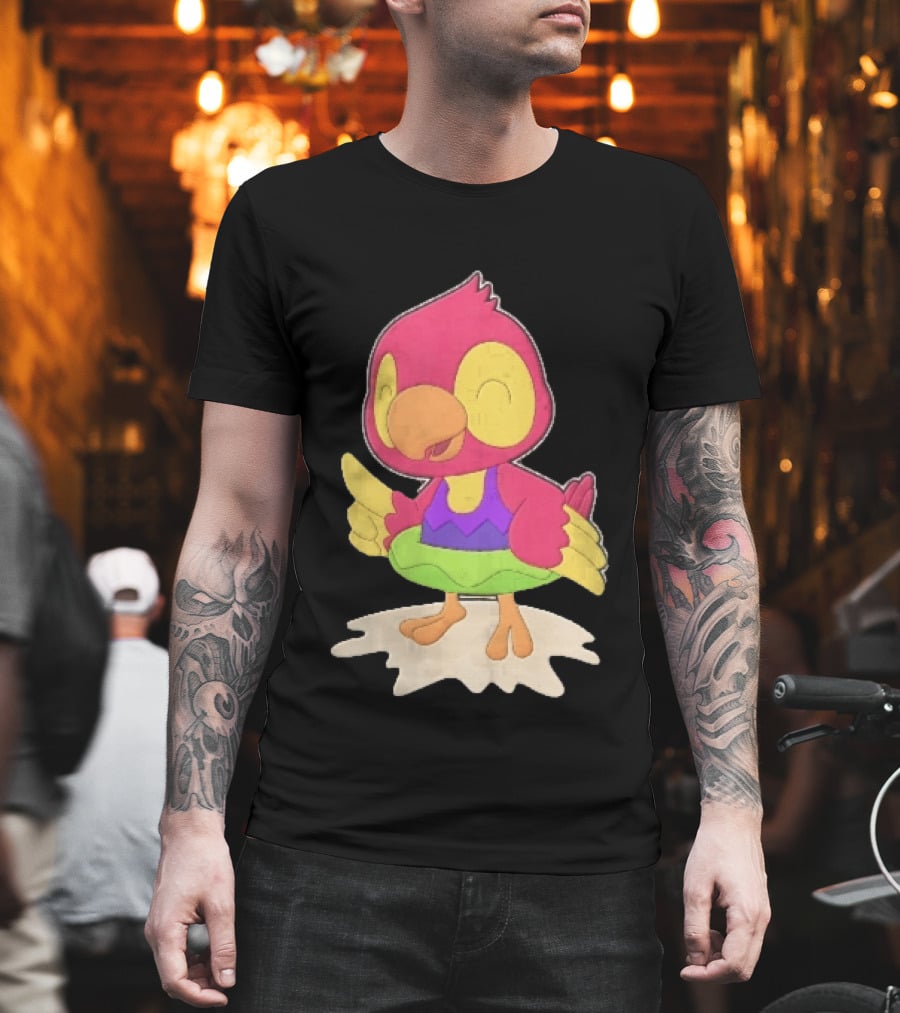 Parrot Inflatable Float Summer Fun Bird T-Shirt