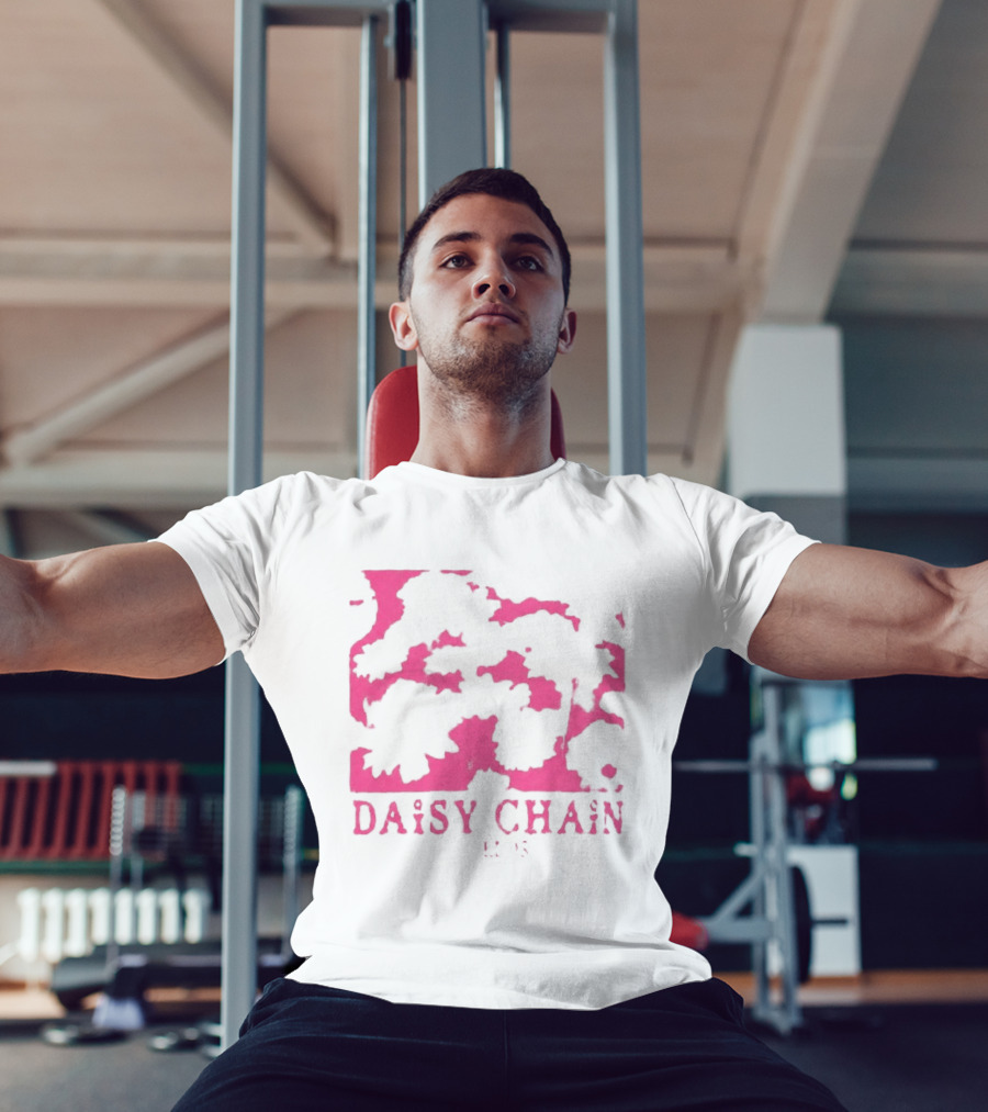 Olivia Rodrigo Daisy Chain Pink Distressed T-Shirt