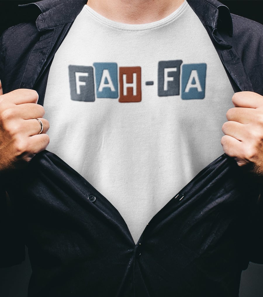 The Audacity Fah Fa Series Block Style Retro Tiles T-Shirt