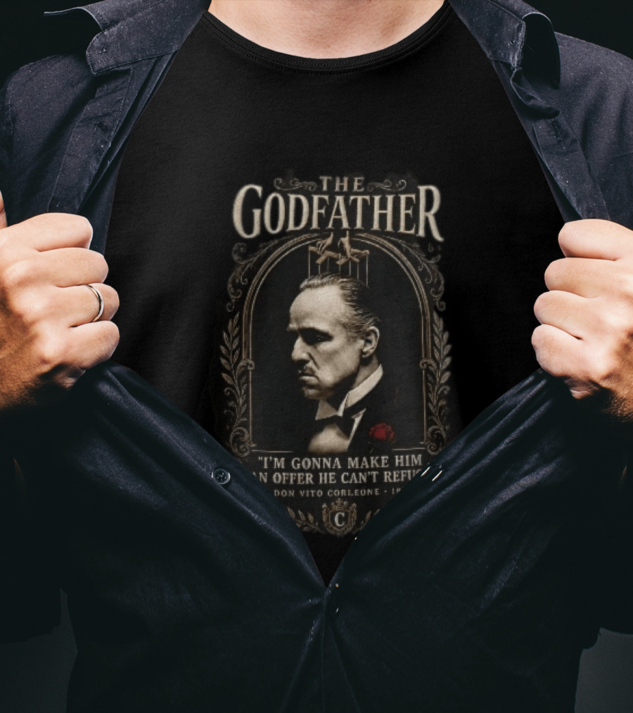 The Godfather I'm Gonna Make Him An Offer He Can't Refuse Don Vito Corleone 1972 T-Shirt