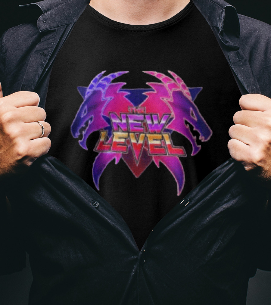 The New Level Dual Dragon Emblem Level Up T-Shirt