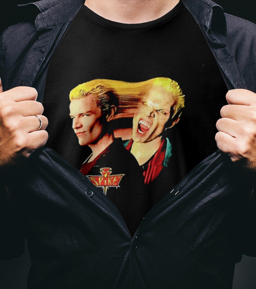 Spike Buffy The Vampire Slayer Movie Iconic Blond Vampire Characterística T-Shirt