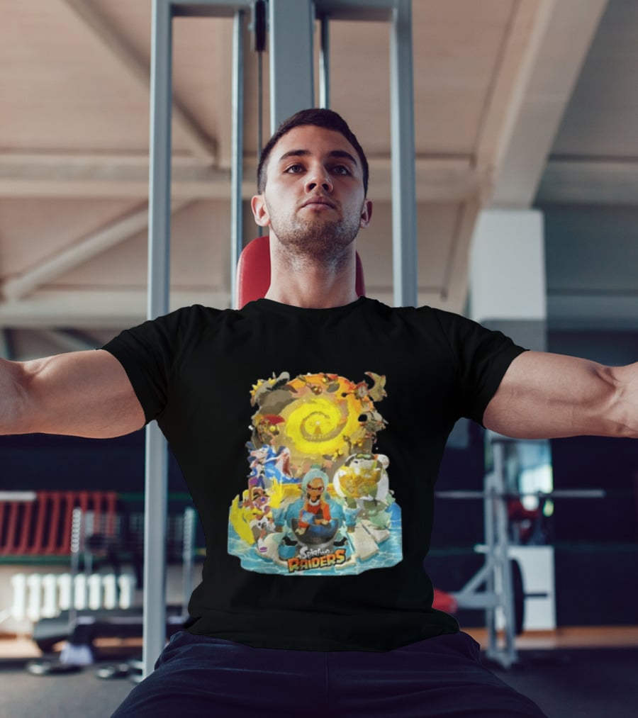 Splatoon Raiders Dive Deep Adventure With Iconic Characters And Vibrant Ocean Themes T-Shirt